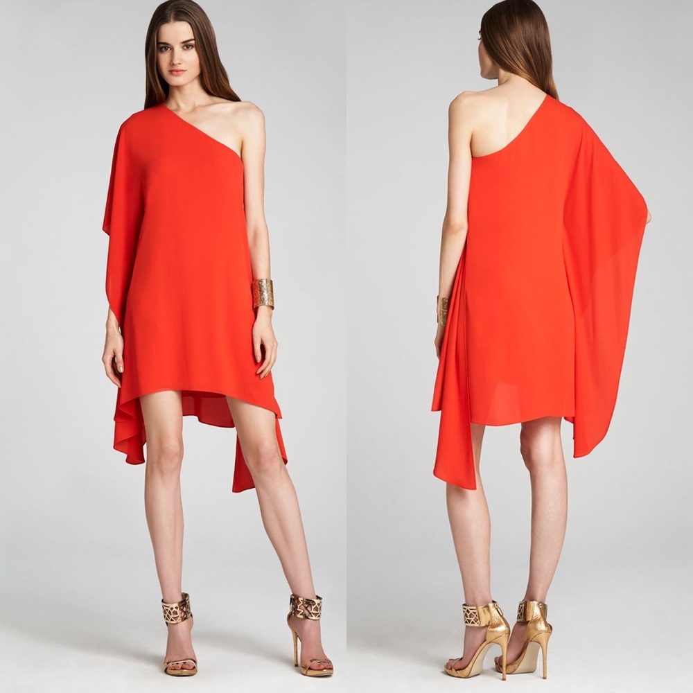 NWOT Alana one Shoulder Draped Dress
